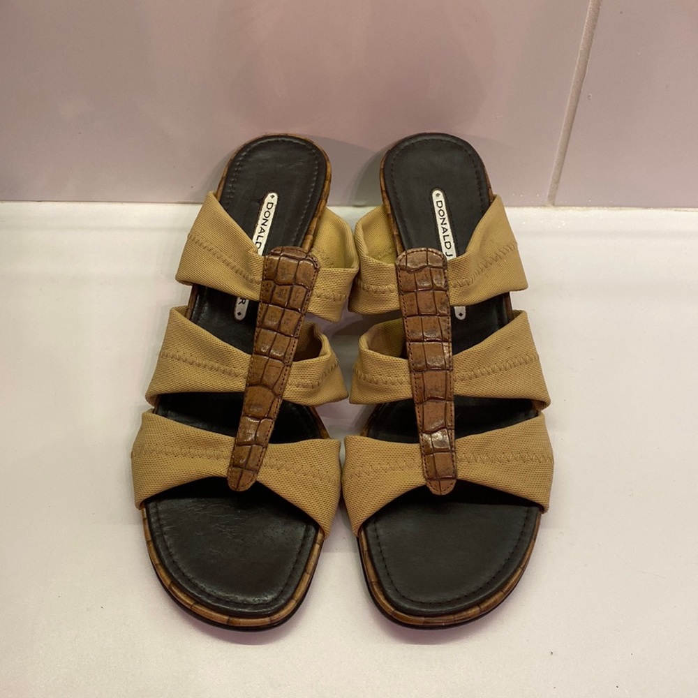 Donald J Pliner wedge sandals
